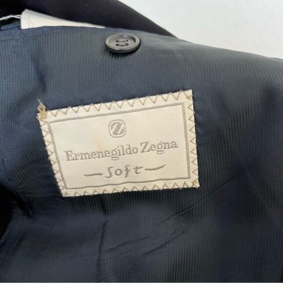 Ermenegildo Zegna Soft Wool Men's Blazer Sports Coat - Picture 7 of 10